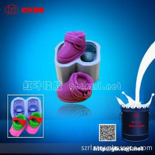 Molding silicone rubber for shoe sole
